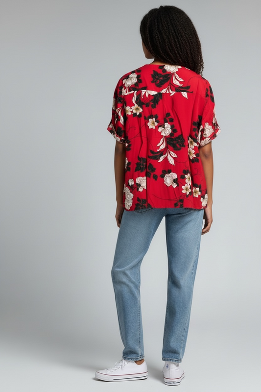 Springfield Women's Floral Top (Size M)