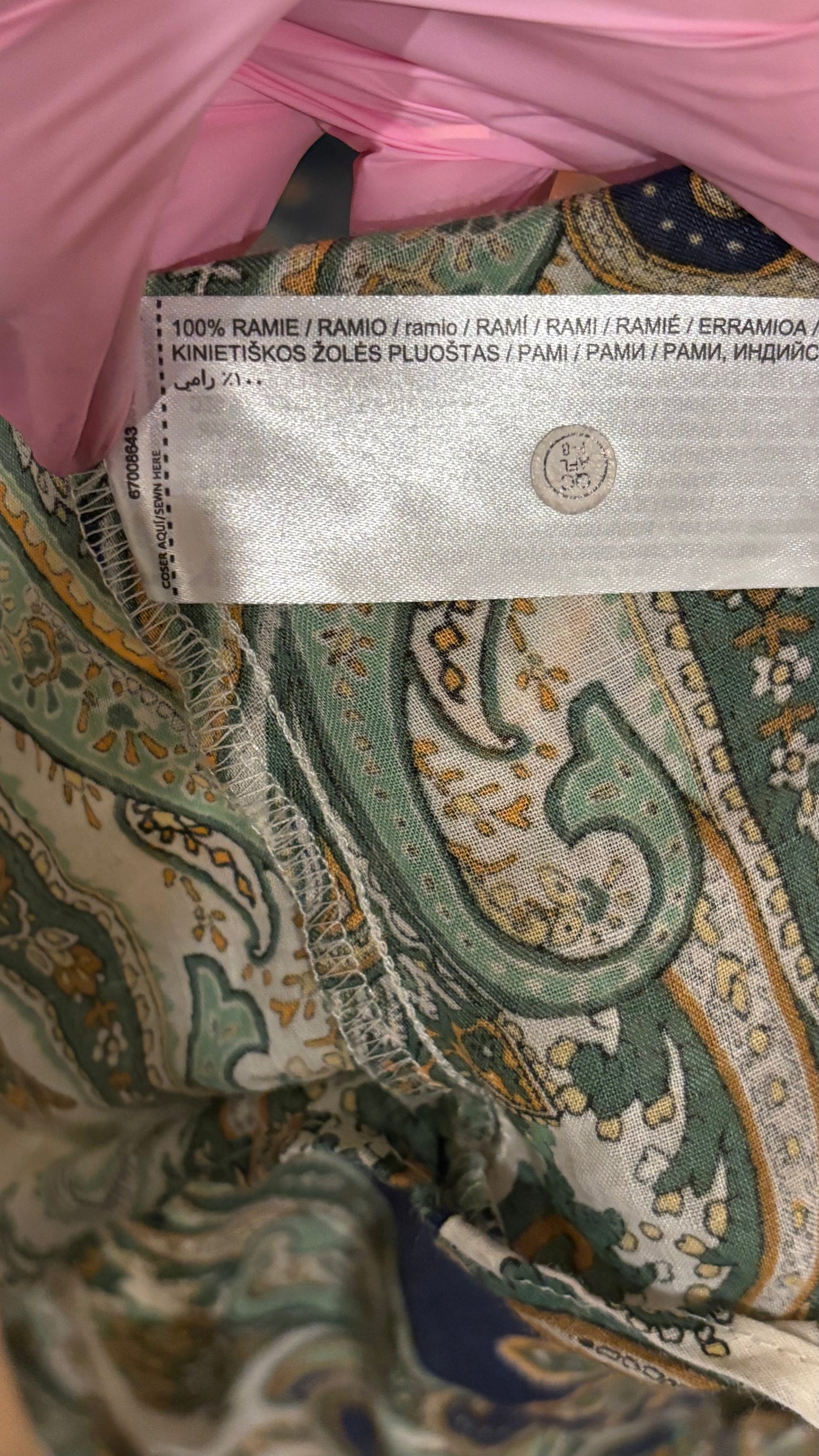 MNG (Mango) Vintagey Women's Top (Size S)