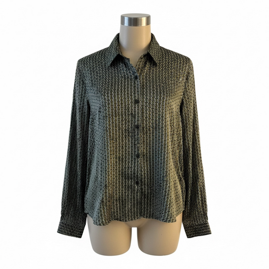 KAZO Women’s Geometric Top (Size L)