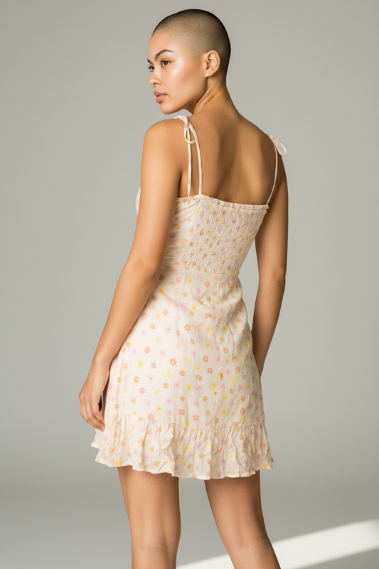 elodie Dainty Women's Floral Cocktail Dress (Size L)