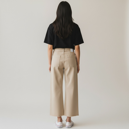 ZARA Women’s Frayed Hem Jeans (Size S)