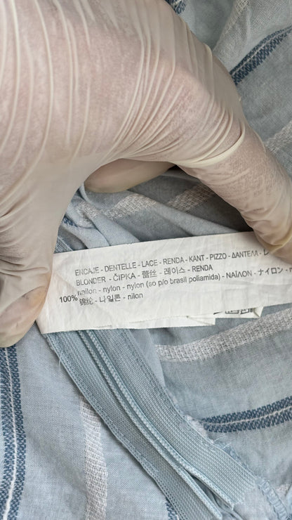 Zara Women's Striped Lacy Cami Top (Size M)