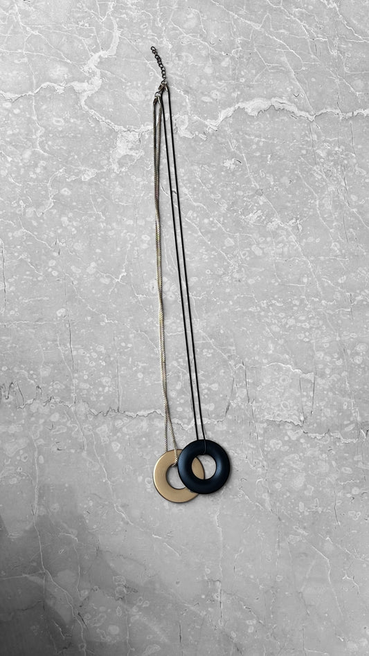 Statement Red and Gold Necklace