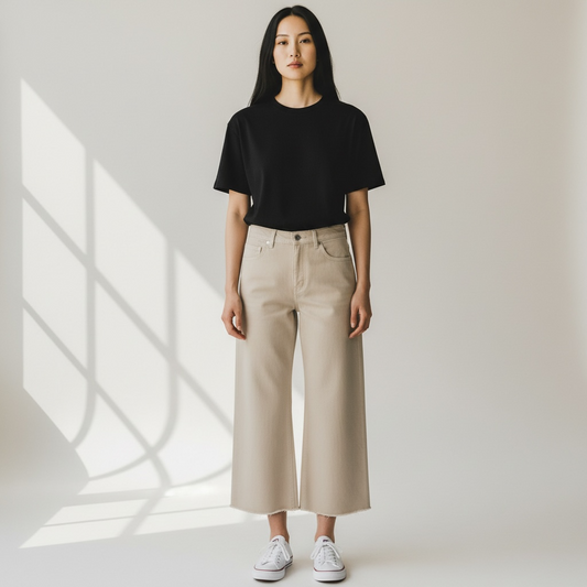 ZARA Women’s Frayed Hem Jeans (Size S)