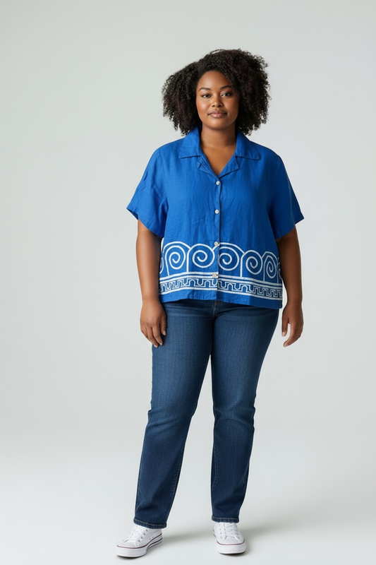 Unbranded Women’s Embroidered Top (Size XXL)