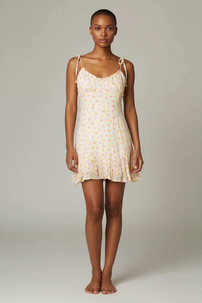 elodie Dainty Women's Floral Cocktail Dress (Size L)