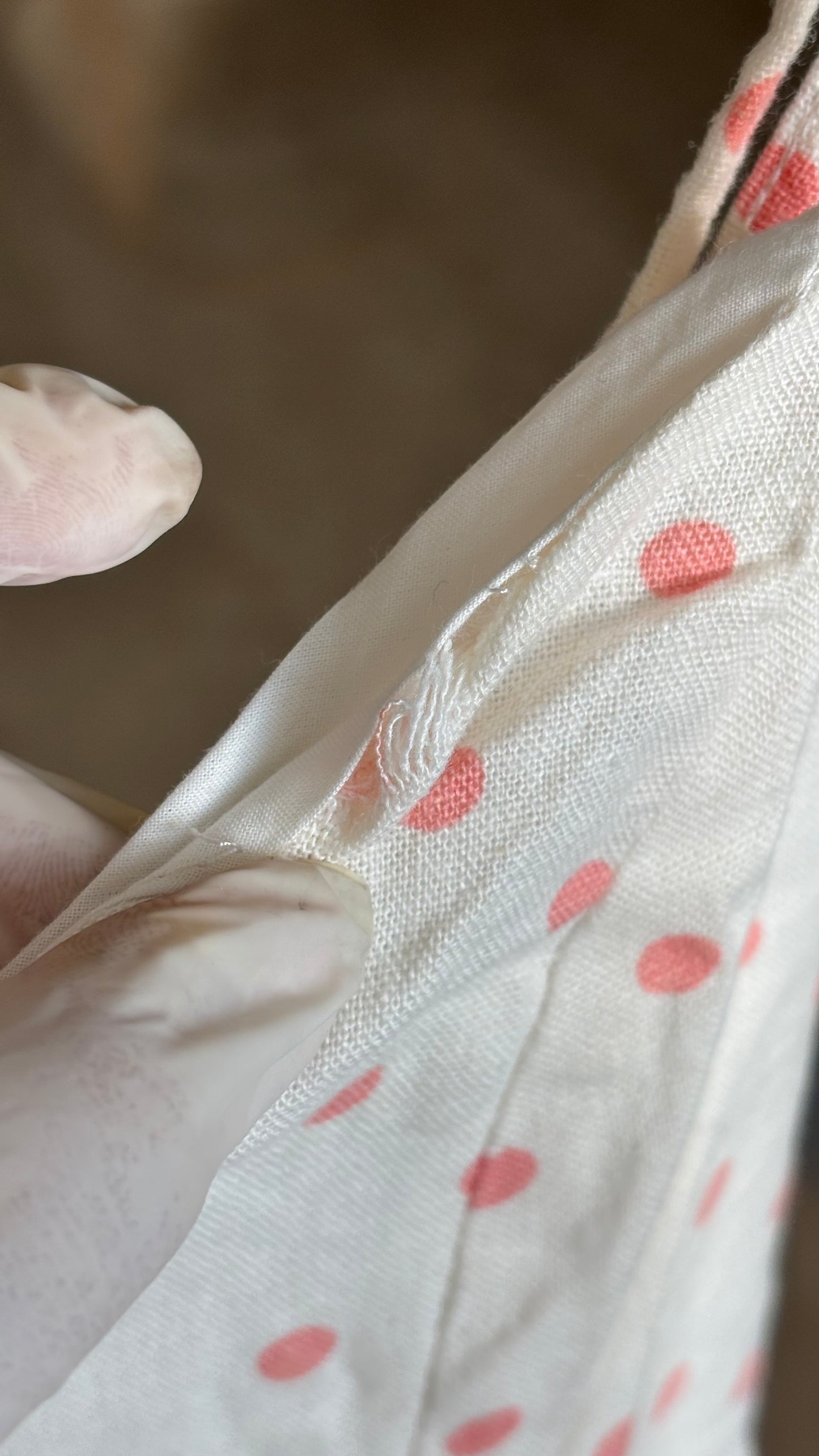 Zara Women's Polka Dot Top (Size S)