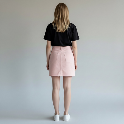 JEN7 Women's Pinteresty Denim Skirt (Size S)