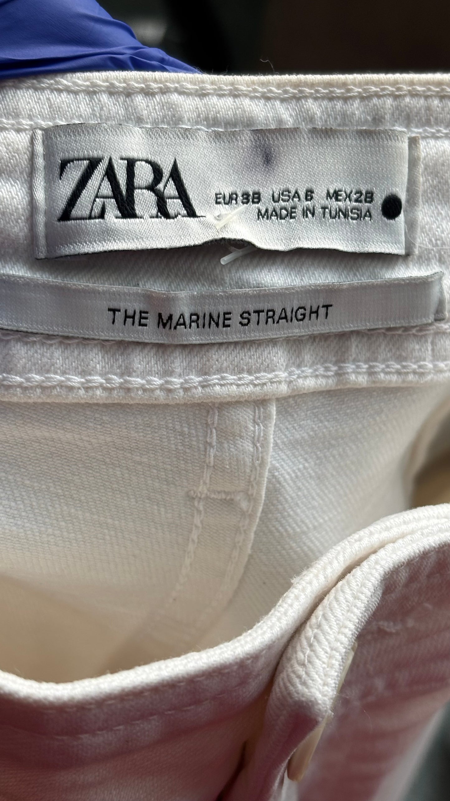 Zara Women’s Marine Straight Jeans (Size 6)