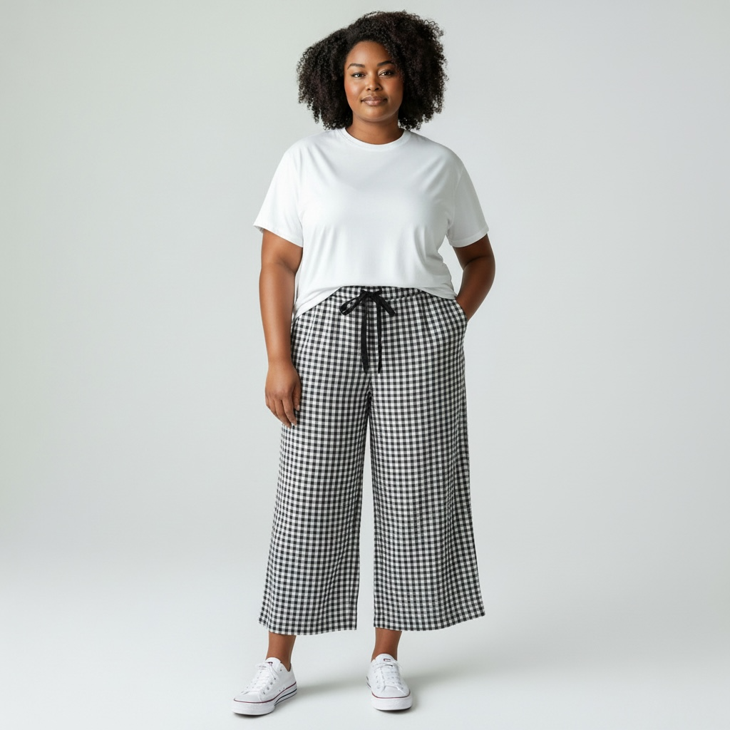 Uniqlo Women’s Gingham Pants (Size XXL)