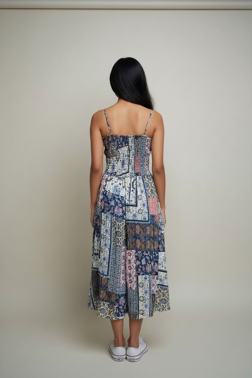 Unbranded Women’s Patchwork Dress (Size XS)