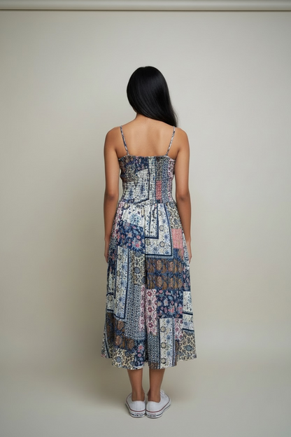 Unbranded Women’s Patchwork Dress (Size XS)