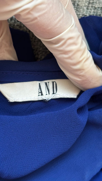 AND Women's Peter Pan Collar Top (Size M)