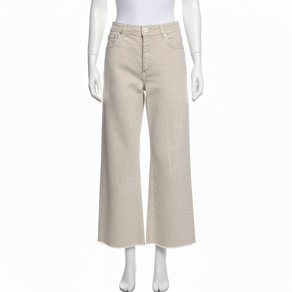 ZARA Women’s Frayed Hem Jeans (Size S)