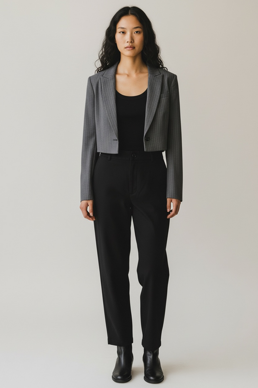 Banana Republic Women’s Pinstripe Cropped Jacket (Size S)