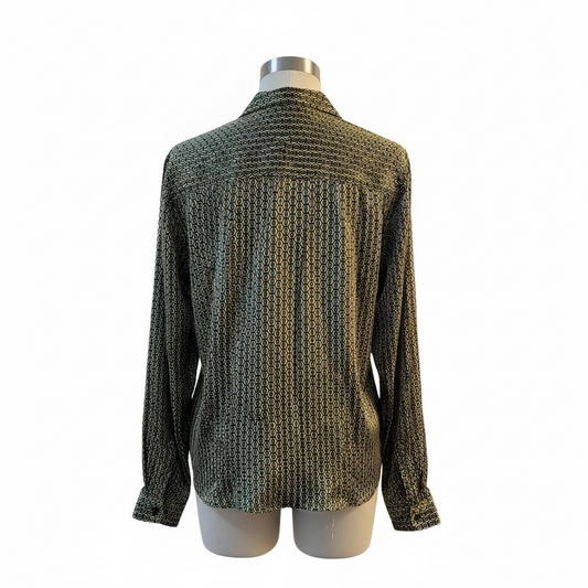 KAZO Women’s Geometric Top (Size L)