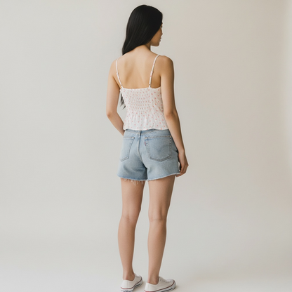 Zara Women's Polka Dot Top (Size S)