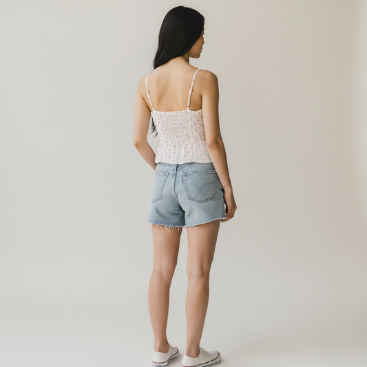 Zara Women's Polka Dot Top (Size S)