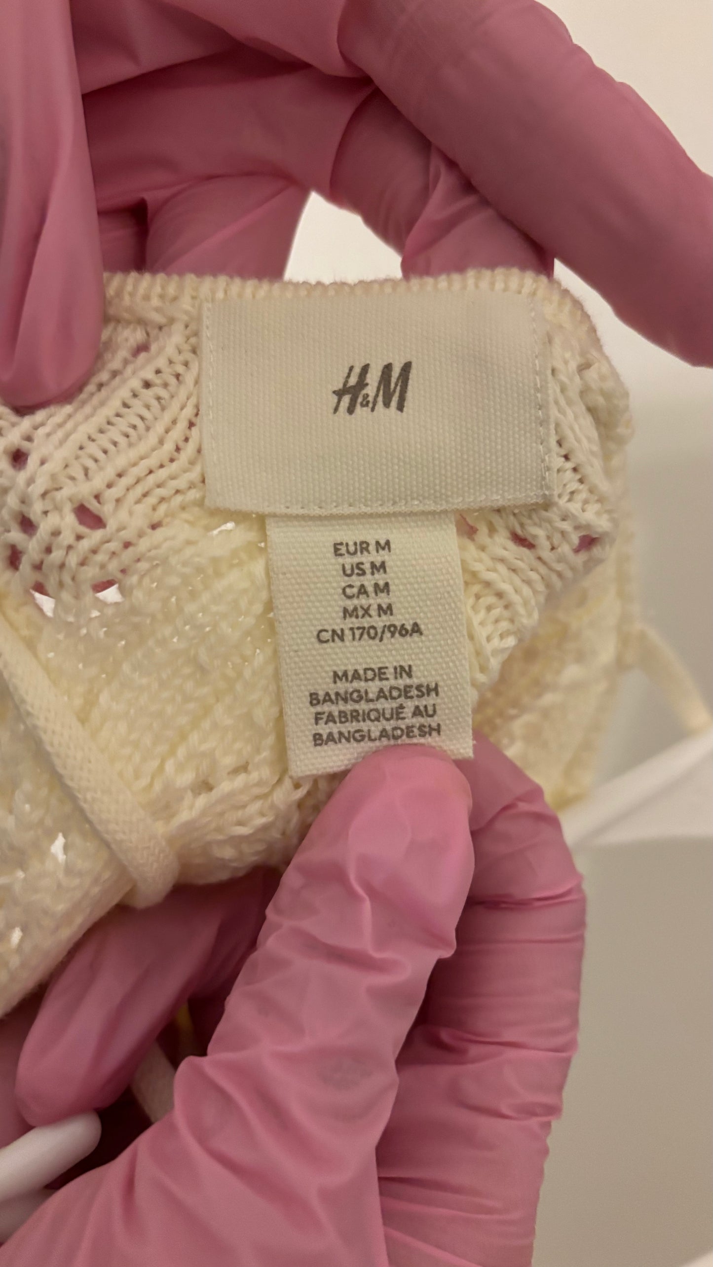 H&M Women's Crochet Top (Size M)