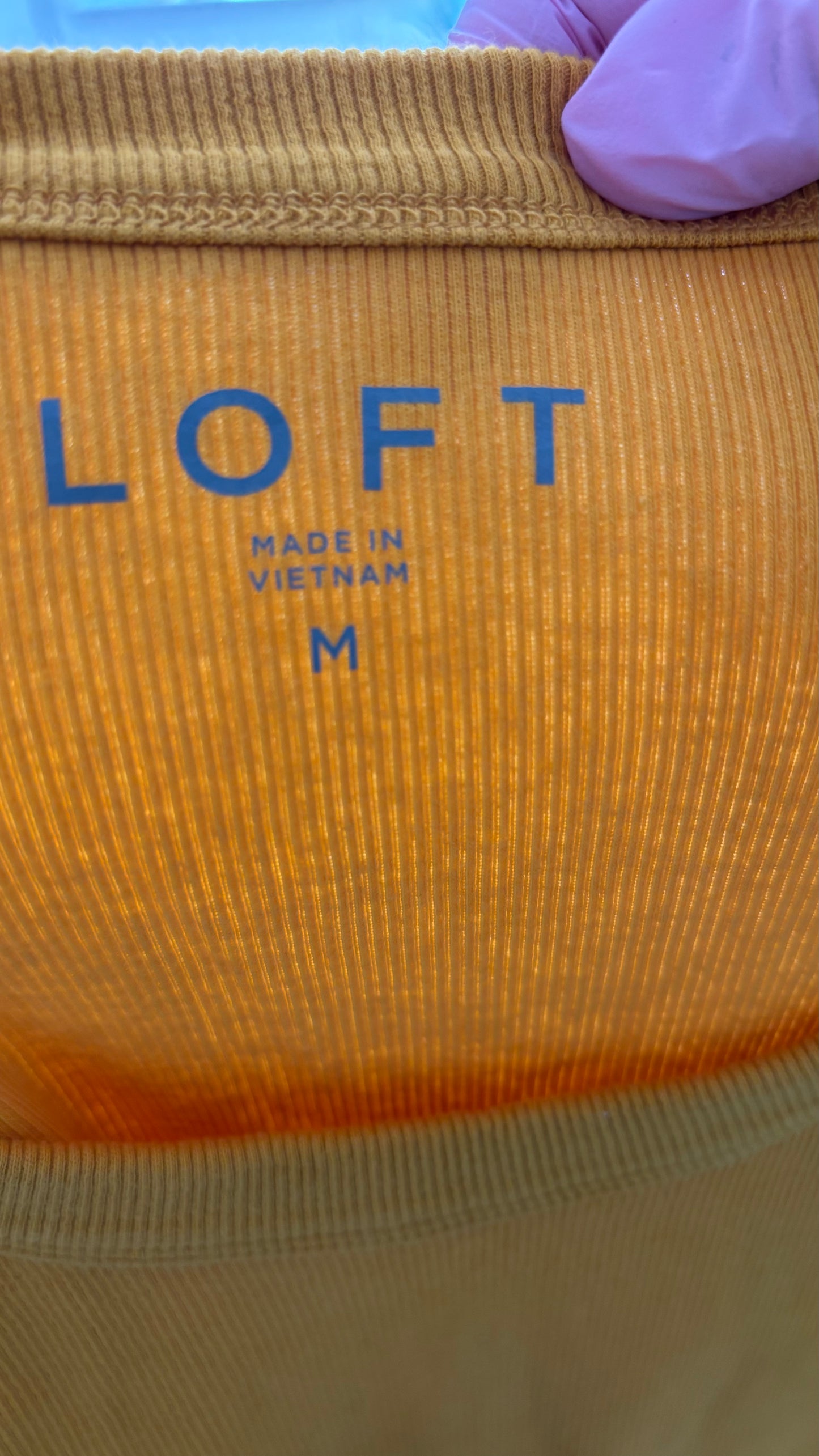 LOFT Women's Ribbed Tank Top (Size M)