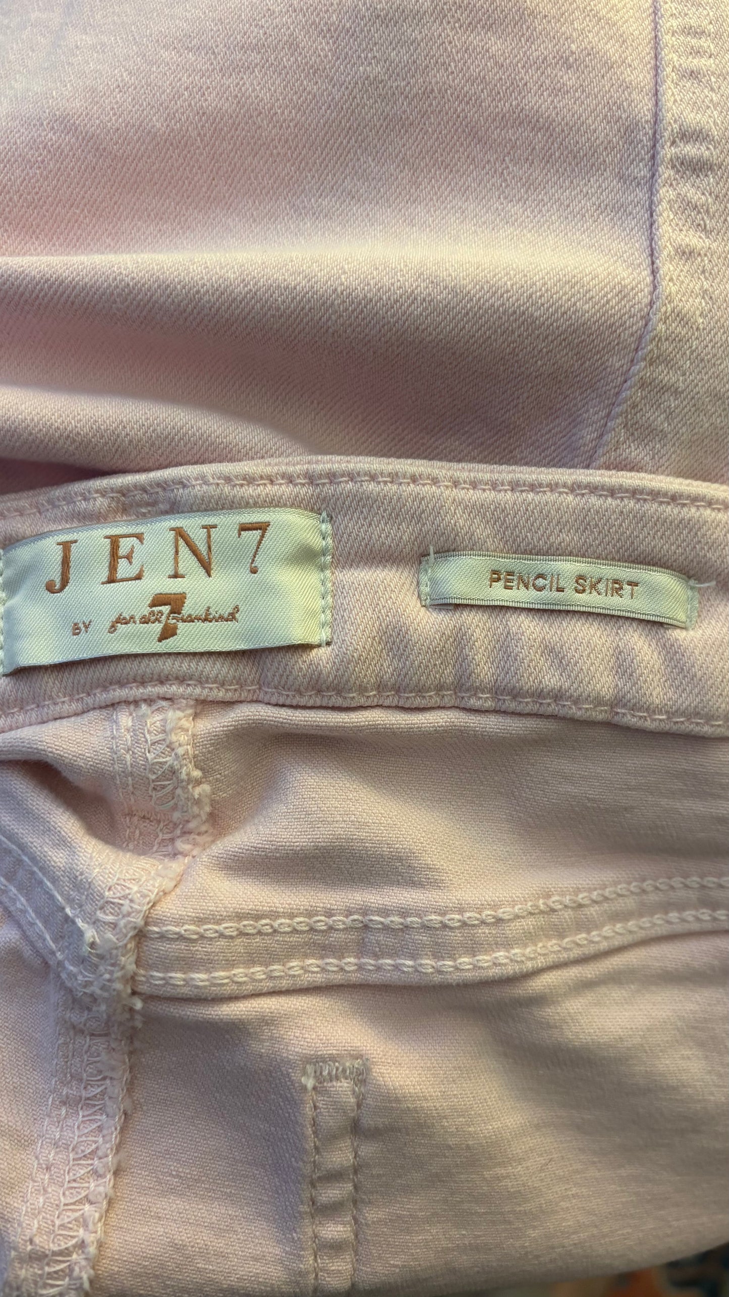 JEN7 Women's Pinteresty Denim Skirt (Size S)