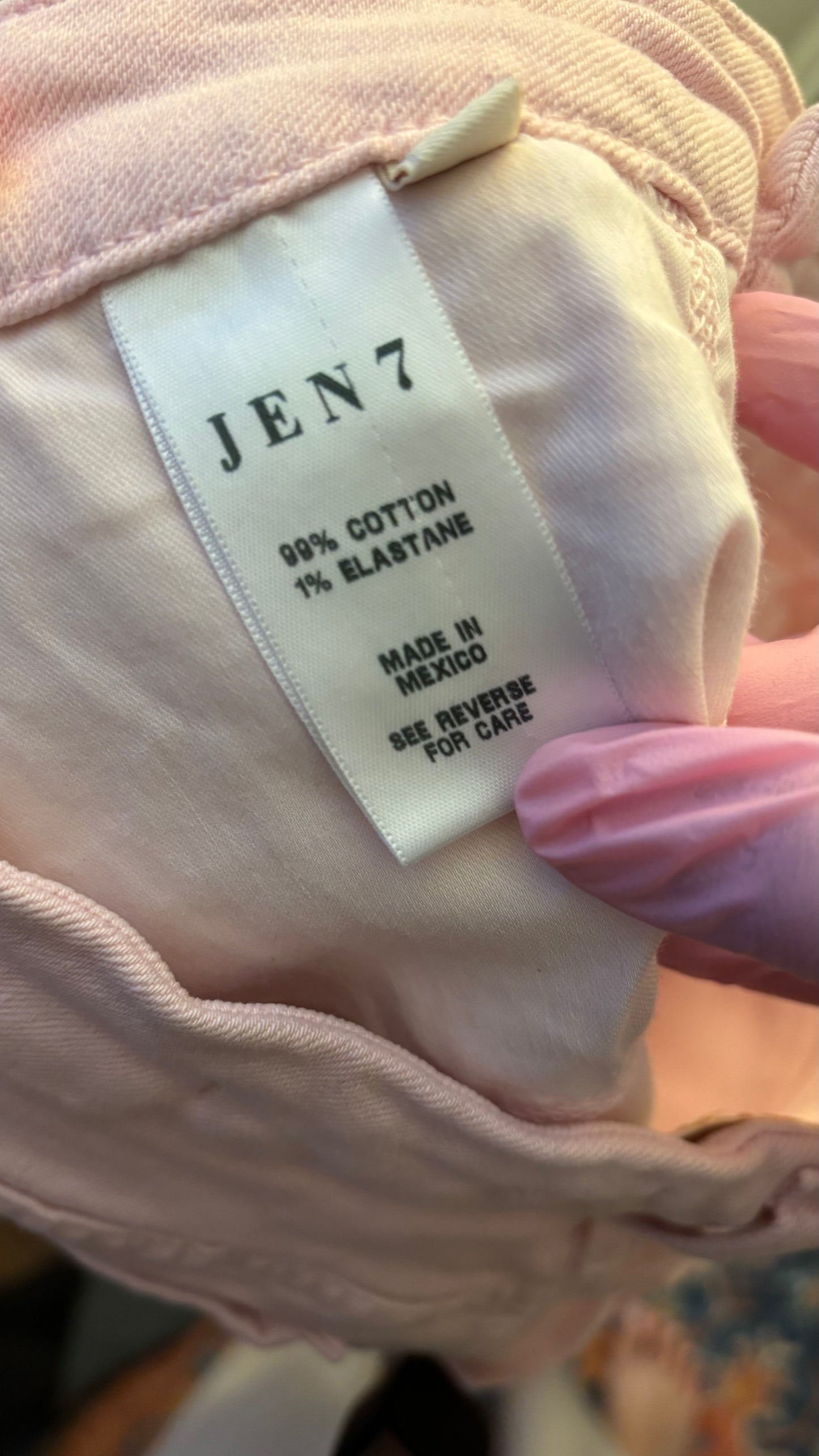 JEN7 Women's Pinteresty Denim Skirt (Size S)