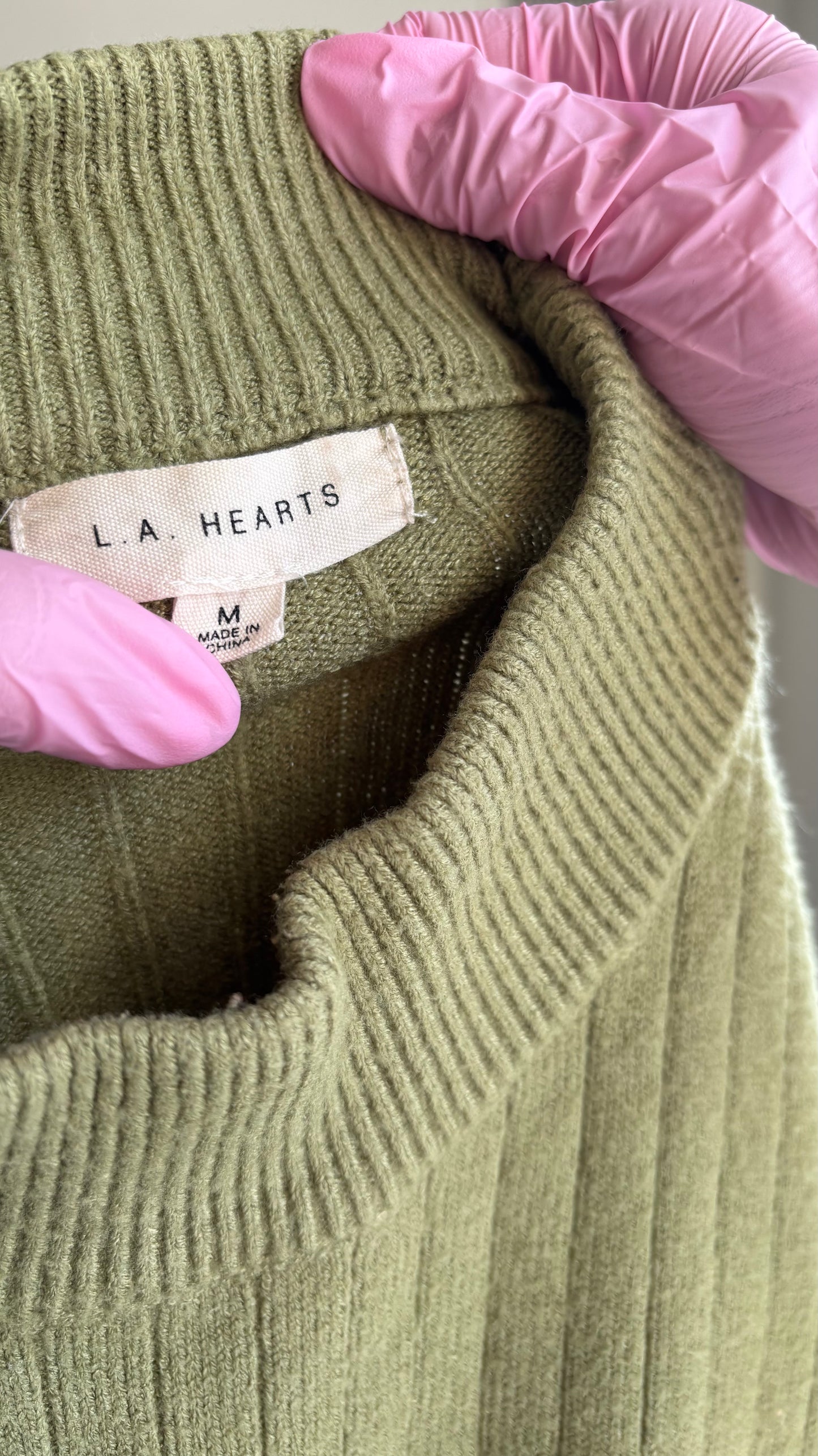 L.A. HEARTS Women's Ribbed Sweater (Size M)