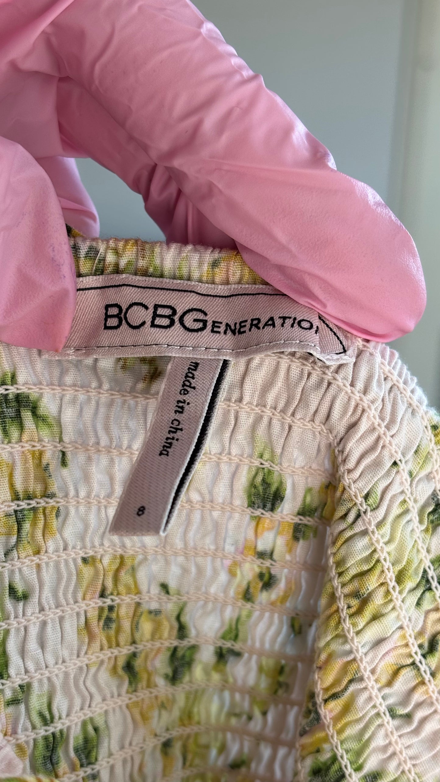 BCBGENERATION Women's Floral Dress (Size S)