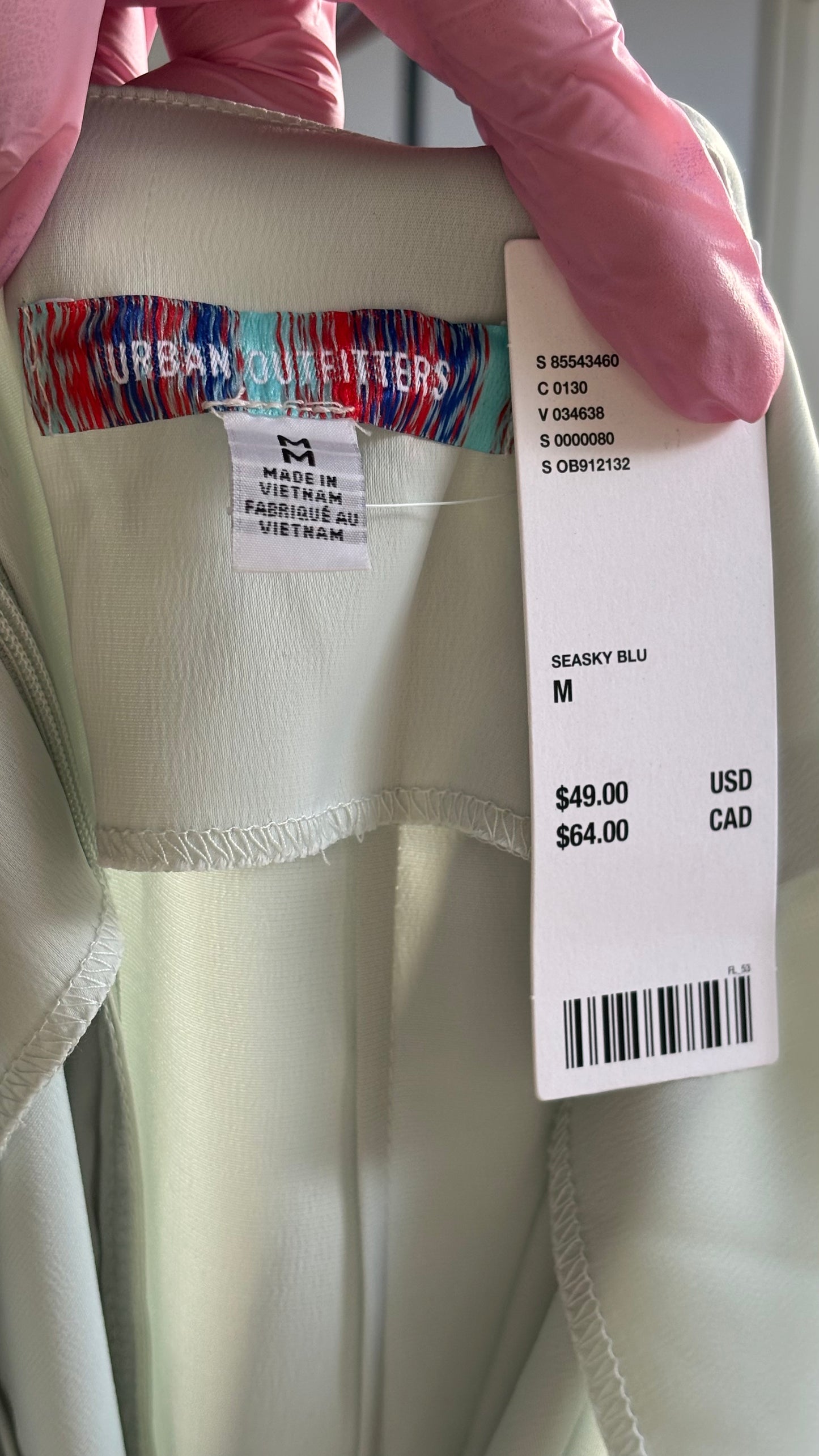 Urban Outfitters Women's Silky Mini Dress (Size M)