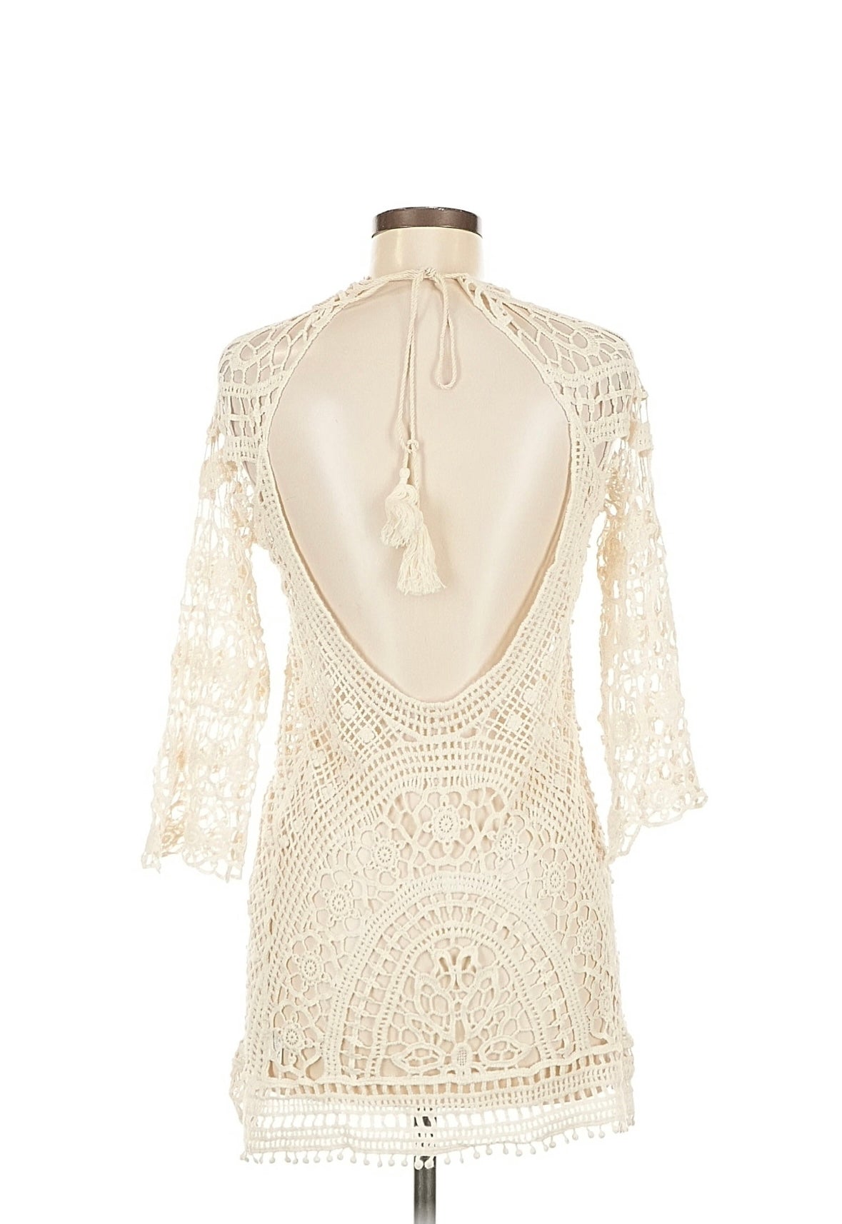 Women’s Crochet It-Girl Beach Cover Up (Size M)