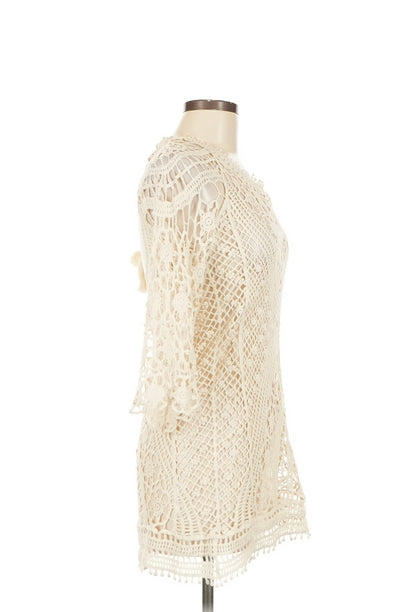 Women’s Crochet It-Girl Beach Cover Up (Size M)