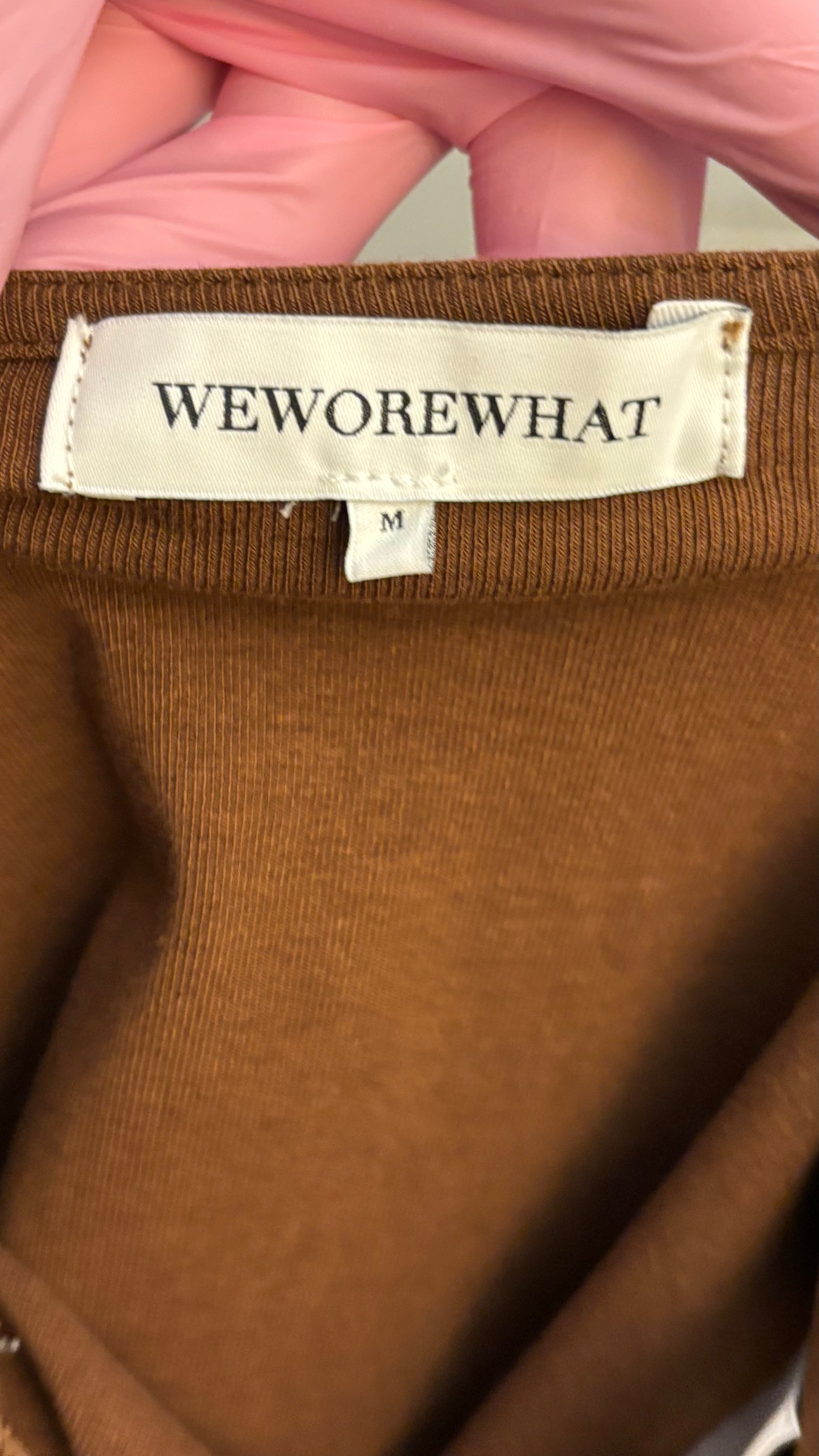 WEWOREWHAT Main Character Women's Top (Size M)