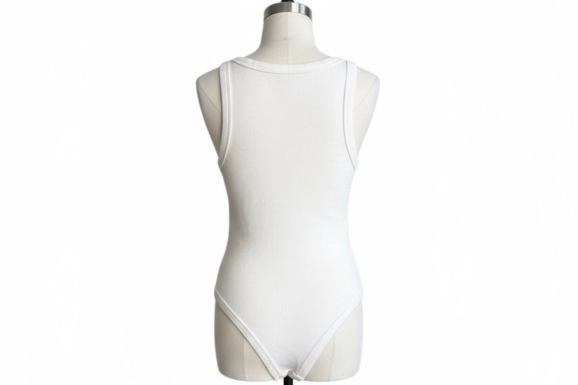 American Eagle Women's Ribbed Bodysuit (Size M)