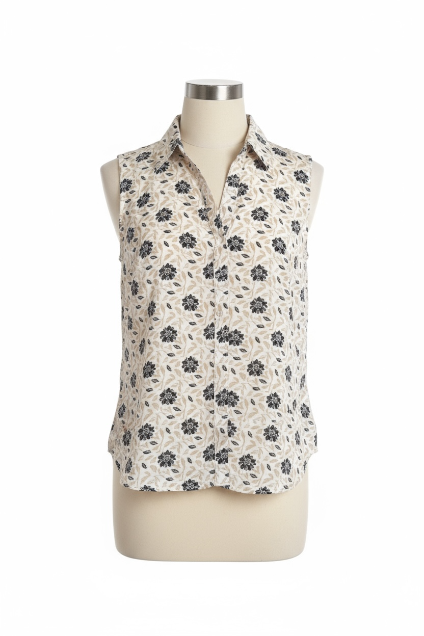 Ann Taylor Elegant Women's Floral Top (Size M)