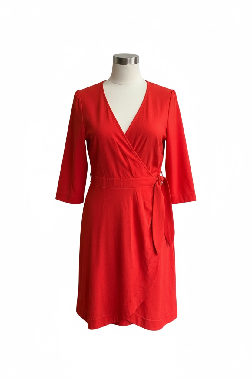 SUNCOO PARIS Women’s Feminine Wrap Dress (Size S)