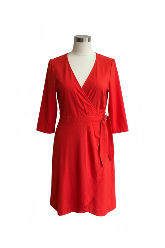 SUNCOO PARIS Women’s Feminine Wrap Dress (Size S)