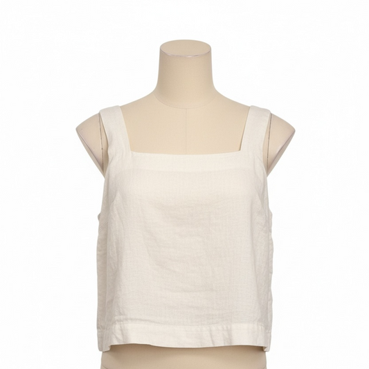 GAP Women's Breezy Linen Blend Top (Size M)