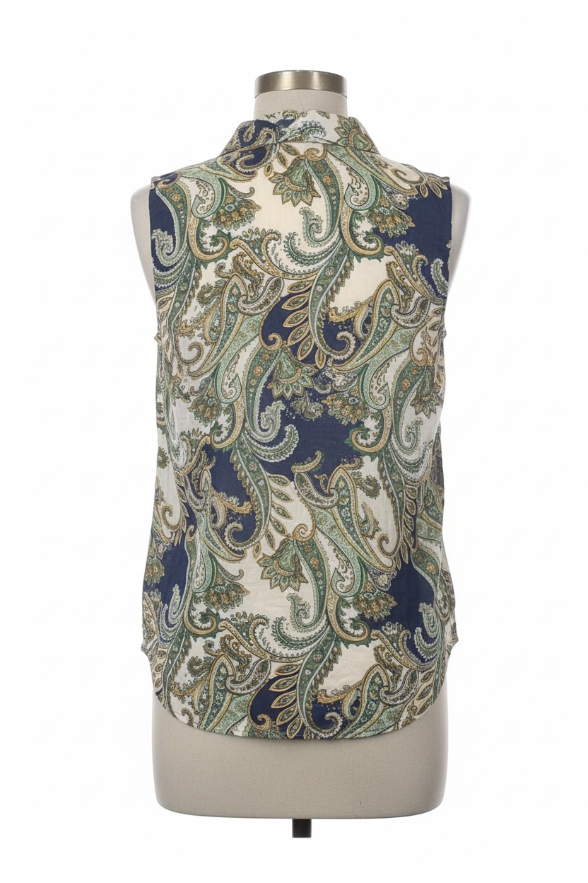 MNG (Mango) Vintagey Women's Top (Size S)