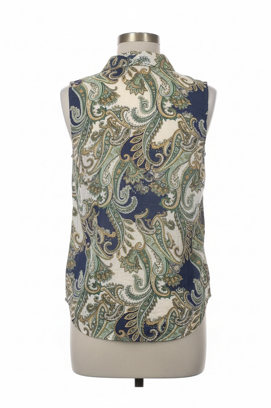 MNG (Mango) Vintagey Women's Top (Size S)